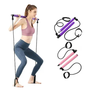 Pilates Stick - Portable & Elastic Resistance